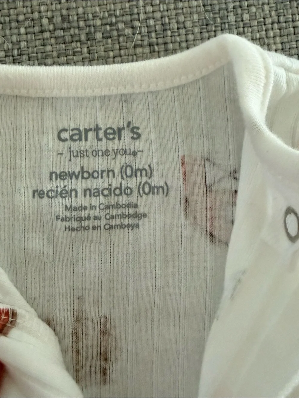 Carter’s & Huggies Newborn Onsie Bundle
